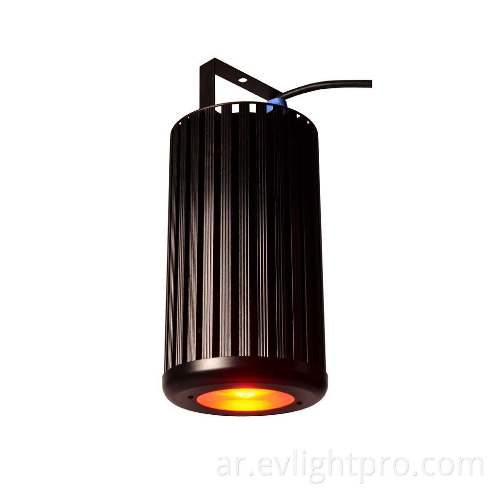 DMX Pendant Stage Light 160W جولة مثبتة بالألوان الكاملة لأسفل للضوء لإضاءة الكنيسة